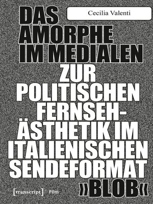 cover image of Das Amorphe im Medialen